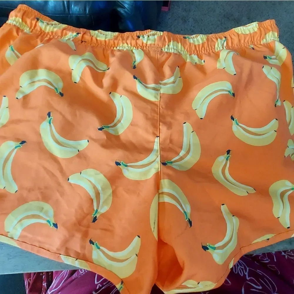 H&M Swim shorts orange in woven fabric 2X